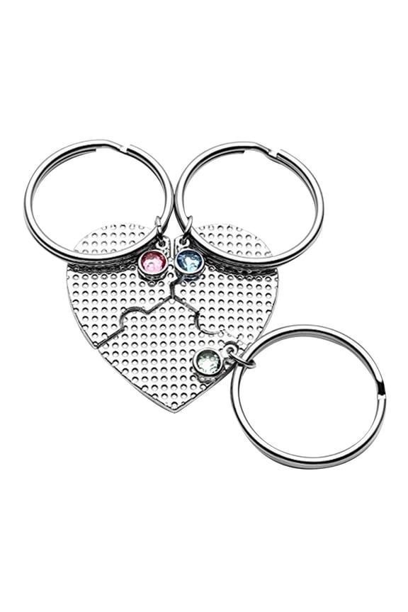 Set of 3 Puzzle Keyring Key Chains Perfect for Gifts and Daily Use