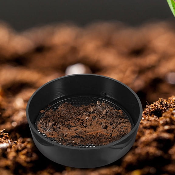 LOLIPPYY 3 Sets Gardening Sieve Black Plastic Tool For Compost Processing In Garden