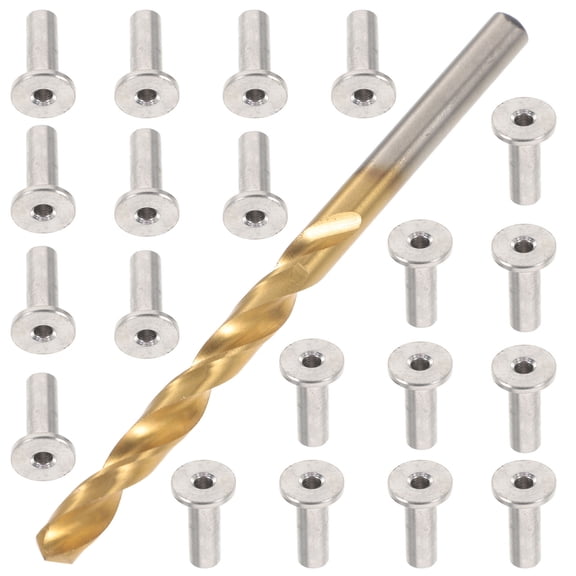 LOLIPPYY 30 Sleeves Drill Bit Deck Railing Protector Sleeve Diy Installation for Outdoor Projects