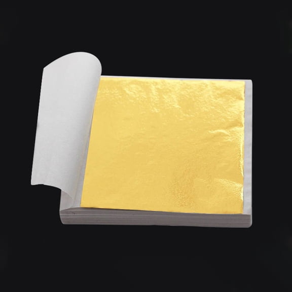 LOLIPPYY 300 Sheets of Gold Leaf Sheets for Crafts Assorted Color Decorative Foil Flakes Diy Lovers Theme Decorations