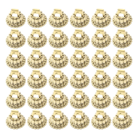 LOLIPPYY 300Pcs Christmas Replacement Ornament Tops Plated Gold for Glass Plastic Ceramic Baubles