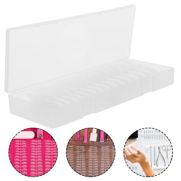 LOLIPPYY Clear Press on Nails Ultra-Thin Matte Waterproof for Decor 300Pcs