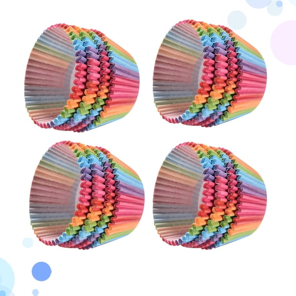 LOLIPPYY 300Pcs Cupcake Wrappers Paper Cups for Baking Packaging and Party Dessert