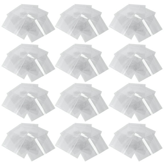 LOLIPPYY 300 Pieces Clear Cellophane Bags for Kitchen and Book Storage, Multipurpose Storage Accessories