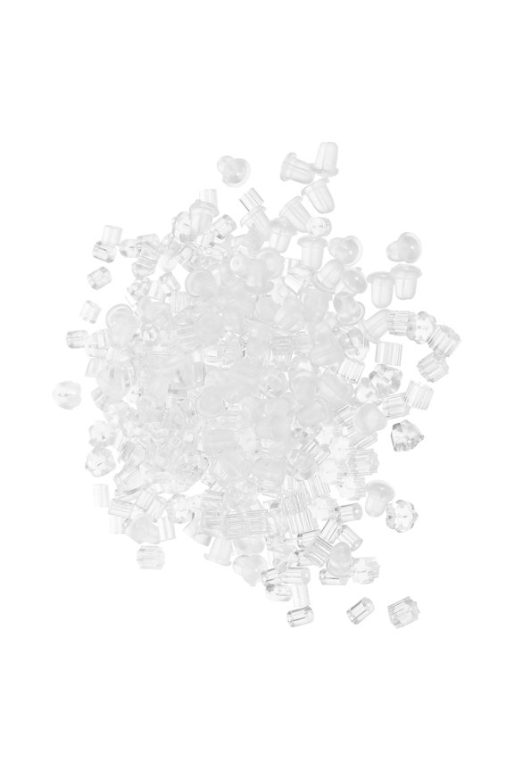 300Pcs Silicone Earring Backs for Pierced Earrings Safe and Stable Earring Backs