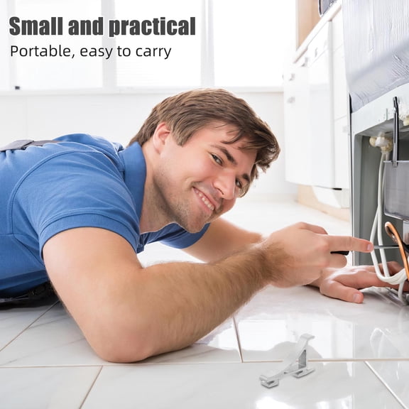 LOLIPPYY 30PCS Aluminum Shelf Clips For Refrigerator Display Cabinet Secure Storage Organization