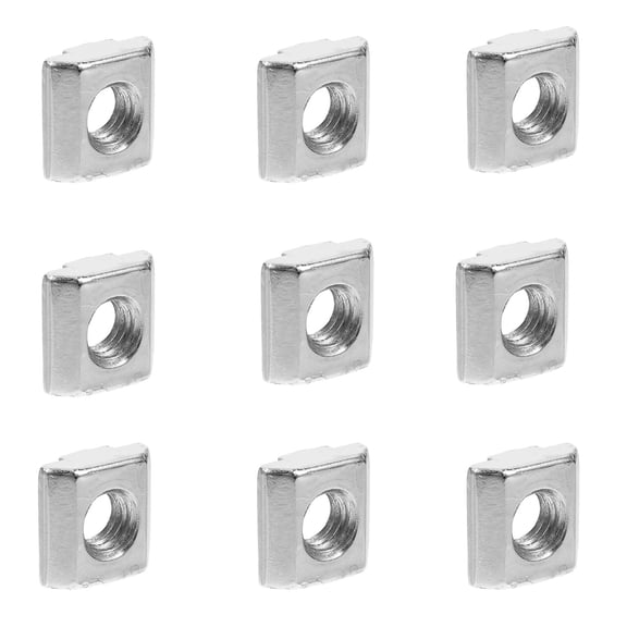 LOLIPPYY 30Pcs Aluminum Extrusions T Nut Slide in Hammer Head Fastener for Industrial Frames