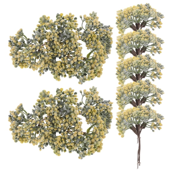 LOLIPPYY 30 Pieces Artificial Berry Stems with Frosted Look for Holiday, Wedding, Home Decor and Crafting Projects