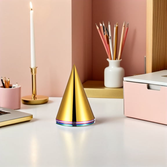 LOLIPPYY 30Pcs Assorted Color Paper Cone Party Hats with Elastic Band for New Year Birthdays