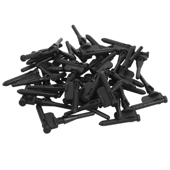 LOLIPPYY 30Pcs Black Silicone Shock Absorption Pc Case Fan Screws Noise Reducing Vibration Mounting Hardware