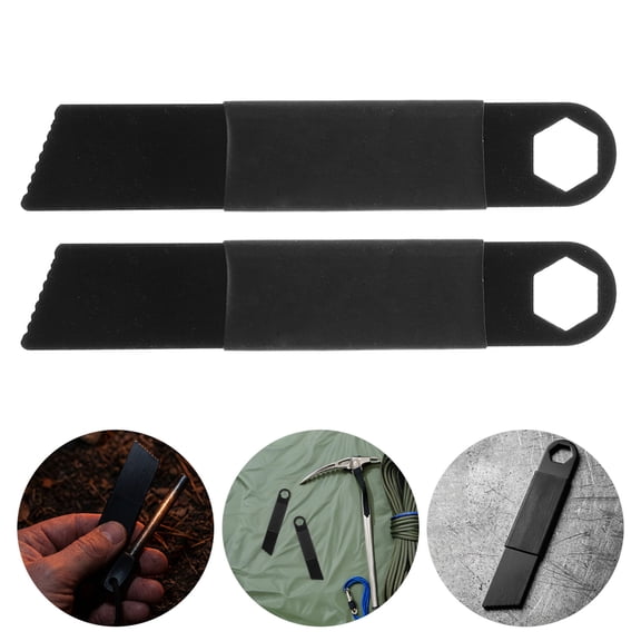 LOLIPPYY 30Pcs Camping Fire Starter Striker Steel Flint Tool Quick Ignition Emergency Supply