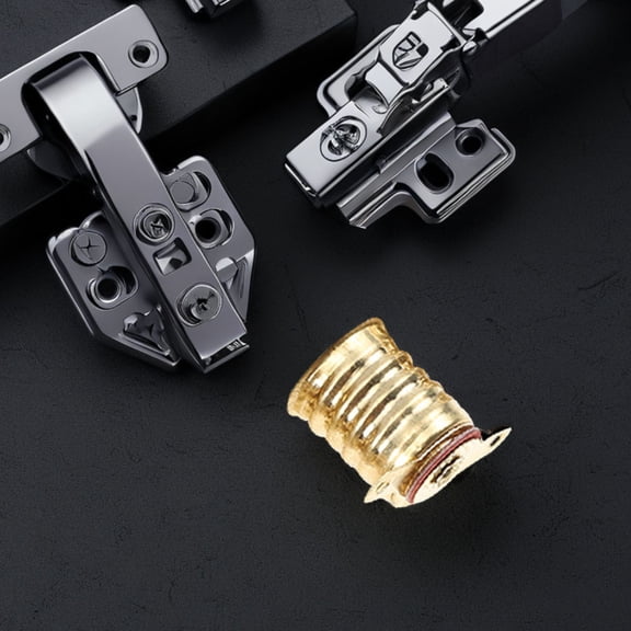 LOLIPPYY 30Pcs Copper Screw Lamp Holder Base for LED Bulbs Ideal for Display Cabinet and Home Use