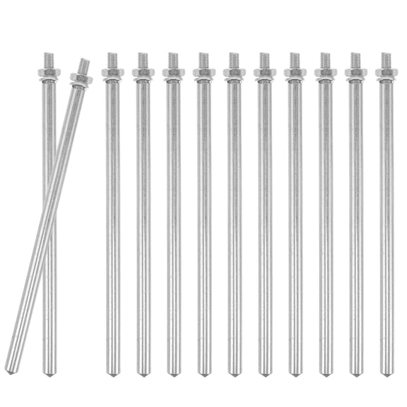 LOLIPPYY 30Pcs Durable Metal Spool Pins for Commercial and Home Sewing Machines Easy Installation