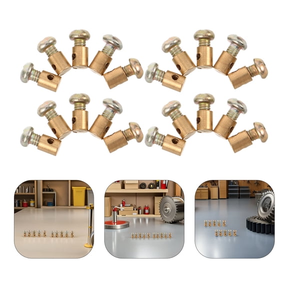 LOLIPPYY 30Pcs Easy Install Metal Throttle and Brake Cable End Connectors for Flexible Control on Motorized Bikes