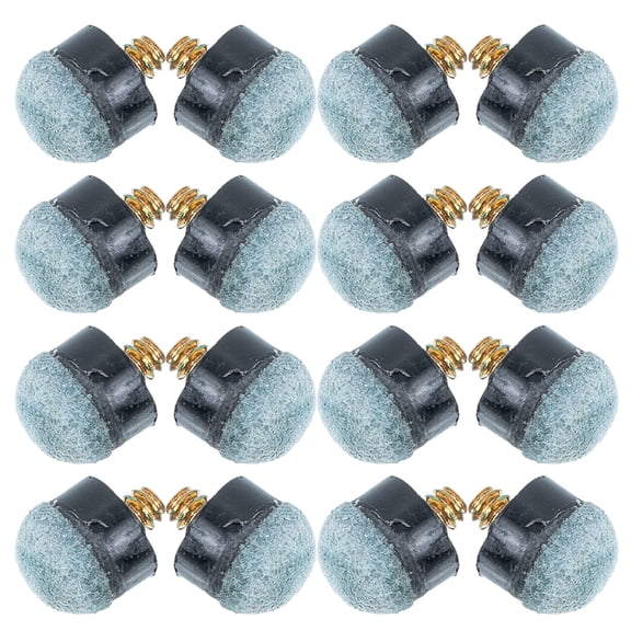 LOLIPPYY 30 Pieces Pre-Shaped Screw-On Pool Cue Tips Replacement for Snooker and Pool Stick
