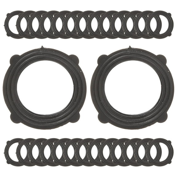 LOLIPPYY 30Pcs Rubber Hose Washers Flexible Garden Hose Gasket Seals Easy Faucet Connection