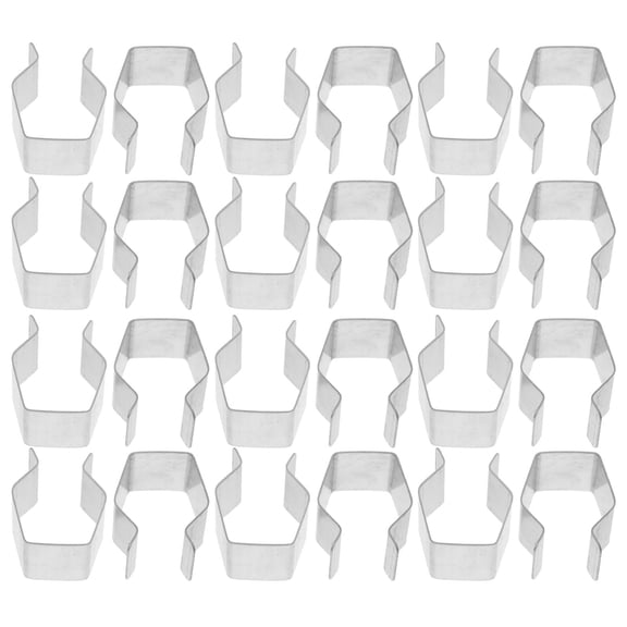 LOLIPPYY 30Pcs Rust Resistant Stainless Steel Window Screen Clips for Secure Screen Frame Installation