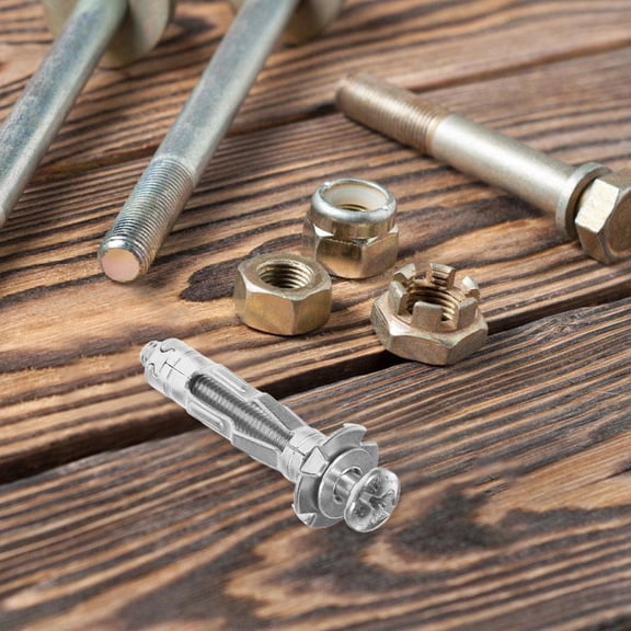 LOLIPPYY 30Pcs Threaded Screw Hollow Wall Anchors for Drywall and Plasterboard with Sturdy Material