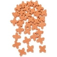 thumbnail image 1 of LOLIPPYY 30Pcs Tiny Dark Red Brick Tiles for Creative Dollhouse Model Crafting and Stackable Layout, 1 of 6