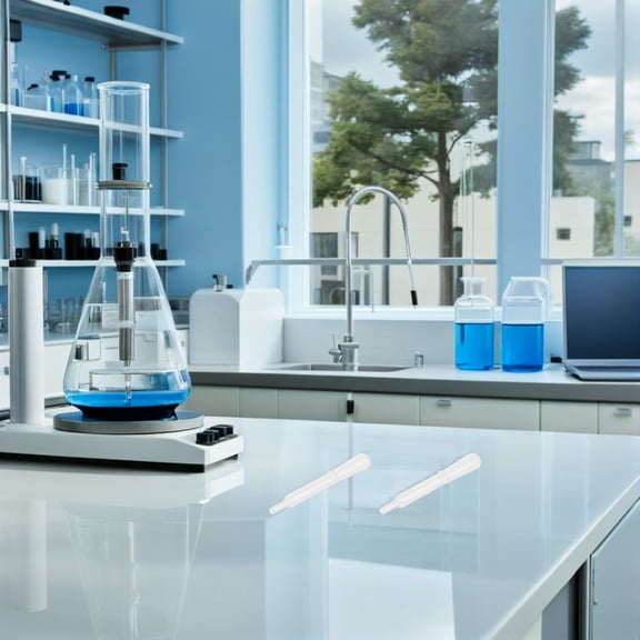 LOLIPPYY 30Pcs Transparent Plastic Airbrush Pipettes for Accurate Ink Extraction and Hobby Application