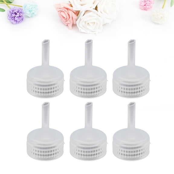 LOLIPPYY 30Pcs Transparent Shrimp Egg Incubator Lid for Aquarium Suitable for Beverage Bottles