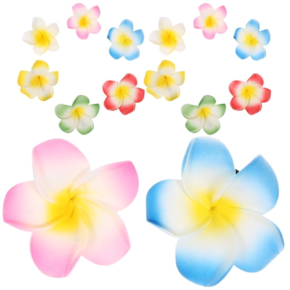 LOLIPPYY 30Pcs Tropical Flower Hair Clips Vibrant Fade Resistant Colors Ideal for Bridal Wedding Accessories