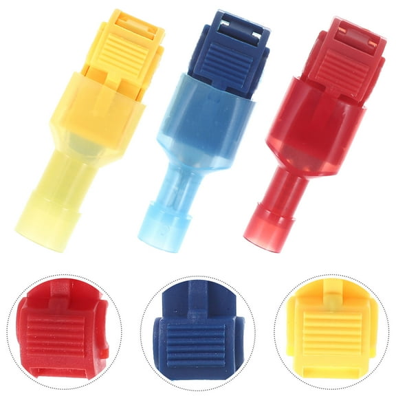 LOLIPPYY 30Sets Automotive Wire Splice Connectors Kit with Quick Connect Feature and Insulated Wire Terminal