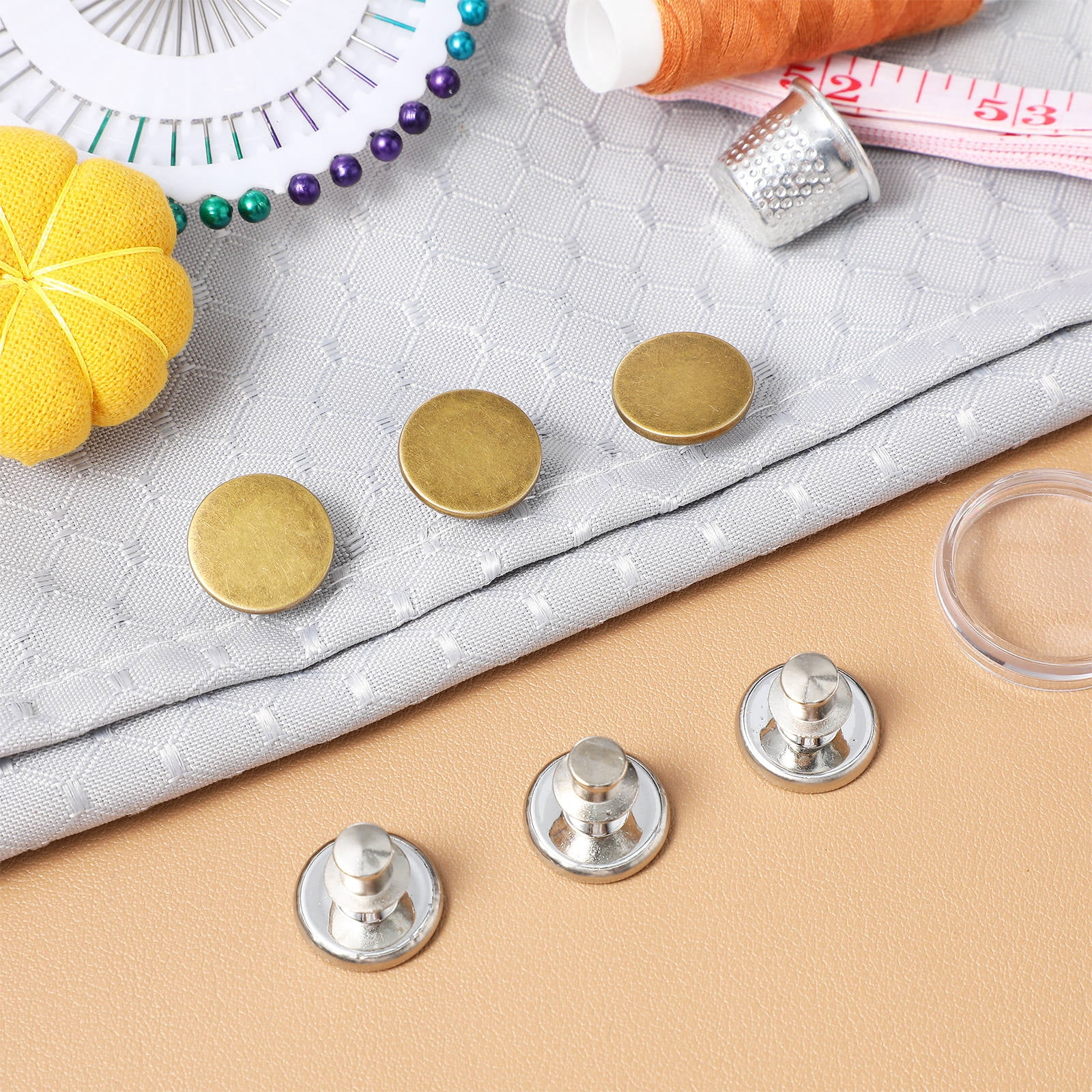 Talouring Pin LOLIPPYY 30pcs Assorted Color Zinc Alloy Jean Button Pins for Instant ...