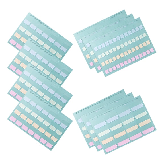 LOLIPPYY 316pcs Sticky Tab Dividers Assorted Color Journal Tabs for Classifying Notes
