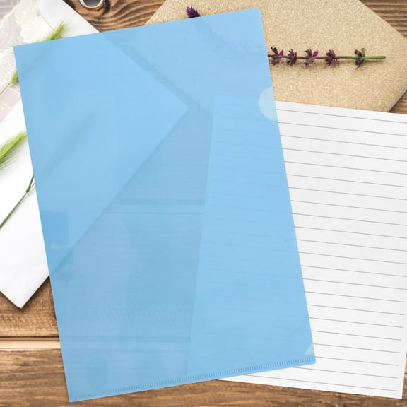LOLIPPYY 36Pcs Plastic Report Covers Clear Paper Protectors with Insert Folder Design for Home