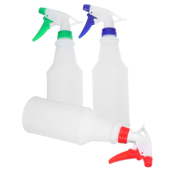 LOLIPPYY 3PCS Continuous Spray Bottle for Cleaning Ergonomic Grip Red for Household Users