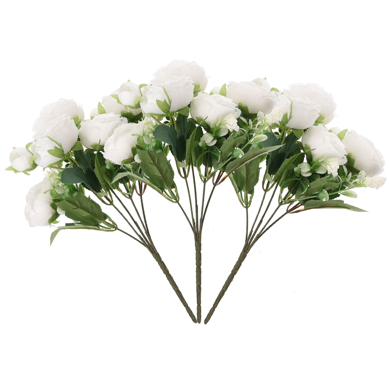 LOLIPPYY 3Pcs Realistic Artificial Flower Arrangements for Event ...