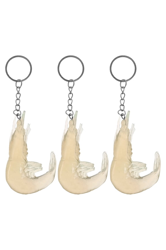 3-Pack Realistic Imitation Light Grey Backpack Handbag Keychain, Versatile Decorative Accessory