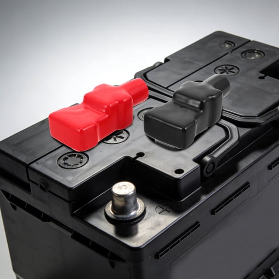 LOLIPPYY 3Pairs Automotive Battery Terminal Covers PVC Flexible Insulating Caps for Car Marine Rv