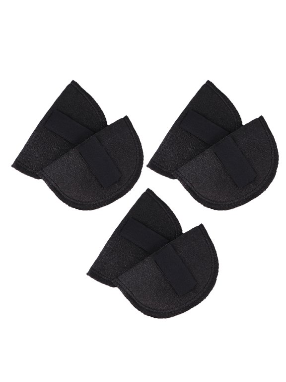 3 Pairs Black Shoulder Pads for Women, Broadening Shoulder Cushions, Perfect for Social Dancing and Outdoor Activities