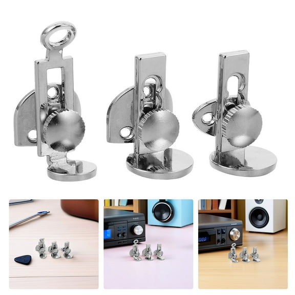 LOLIPPYY 3-Pack Adjustable Clarinet Thumb Rest Cushion for Woodwind Instruments Metal Part