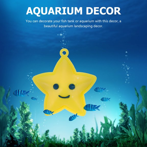 LOLIPPYY 3Pcs Aquarium Ornament Fish Tank Decorations Safe Material Floating and Sinking Decor