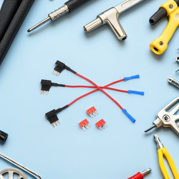 LOLIPPYY 3Pcs Automotive Fuse Kit Multi Color Fuse Tap Adapter and Puller Tool Set for Auto Electrical Systems