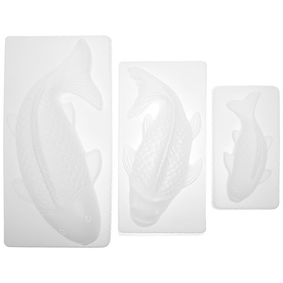 LOLIPPYY 3-Piece Fish Jelly Mold Set for Baking and Projects, Made with PP Material