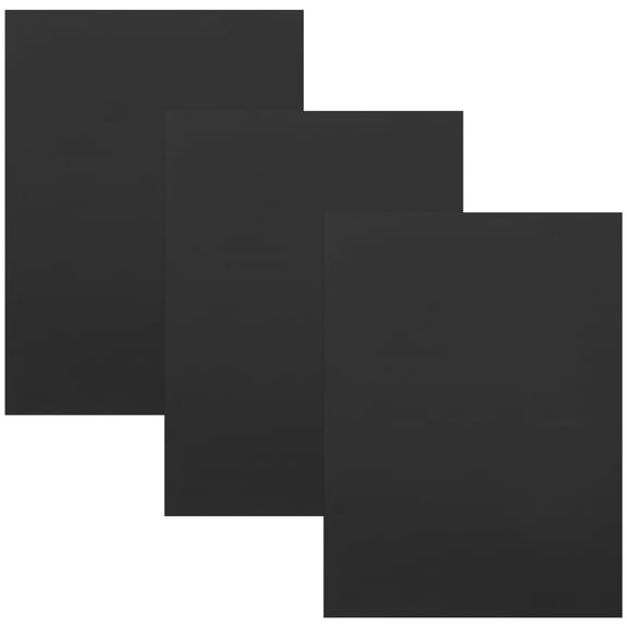 LOLIPPYY 3Pcs Black Anodized Aluminum Sheets Durable Plates for Custom Name Plaques and Signage