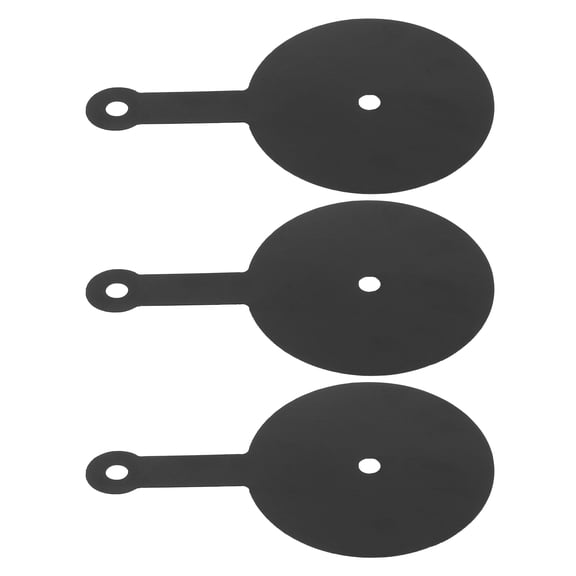 LOLIPPYY 3-Pack Black Billiard Cue Stickers for Easy Setup and Improved Practice Sessions