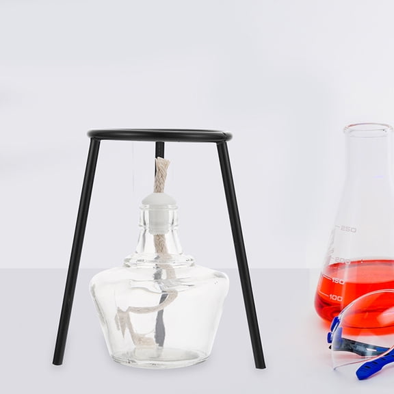 LOLIPPYY 3Pcs Black Tripod Stand for Burner Laboratory and Chemistry Experiment Support