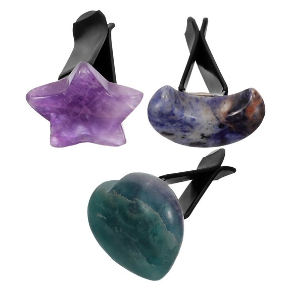 LOLIPPYY 3Pcs Car Air Freshener Vent Clips Easy Install Decorative Clips for Car Dashboard