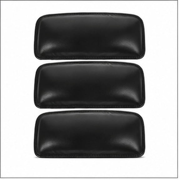 LOLIPPYY 3-Pack Black Car Center Console Cushion Pads Ergonomic Knee and Armrest Support for Comfortable Driving