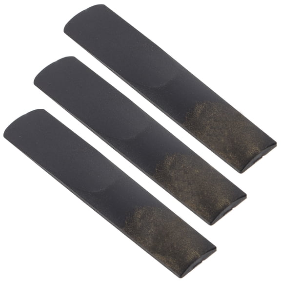 LOLIPPYY 3Pcs Clarinet Reeds Resin Made Black Durable Clarinet Accessories for Use