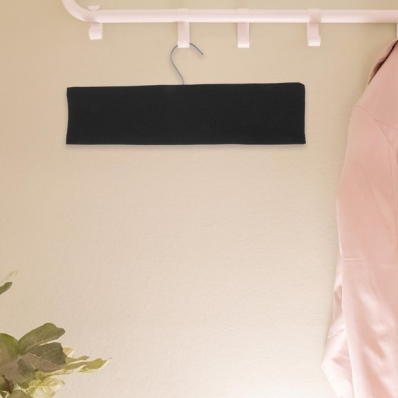 LOLIPPYY 3Pcs Closet Hanger Guards Washable Fabric Covers Non Slip Clothes Protector for Home