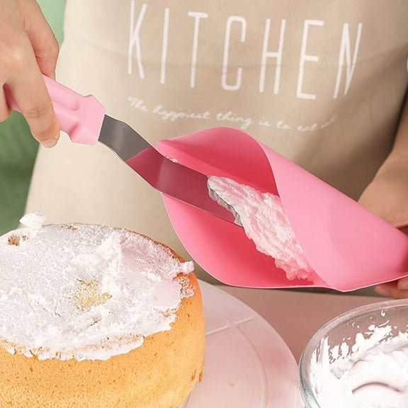 LOLIPPYY 3Pcs Cookie Decorating Tools In Silicone For Holiday Desserts Pink