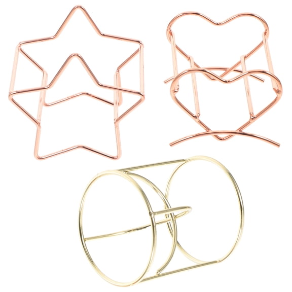 LOLIPPYY 3Pcs Decorative Makeup Sponge Holders Assorted Color Foundation Sponge Racks for Home Use