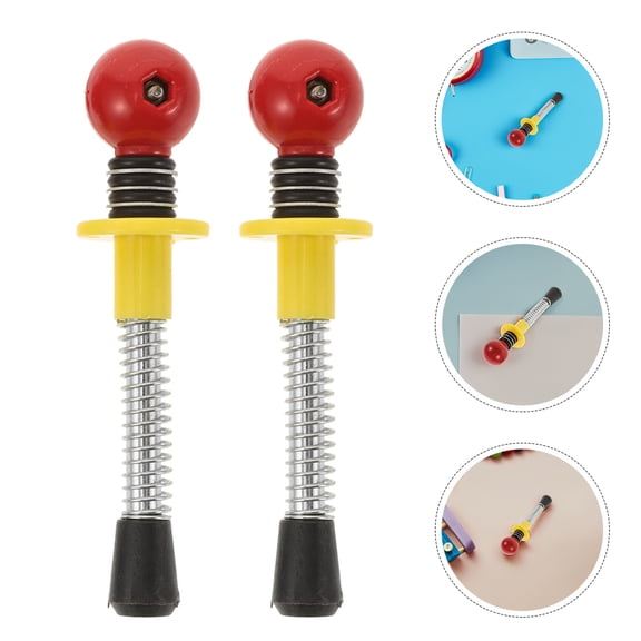 LOLIPPYY 3Pcs Durable Pinball Machine Rods with Spring Loaded Design for Immersive Gameplay