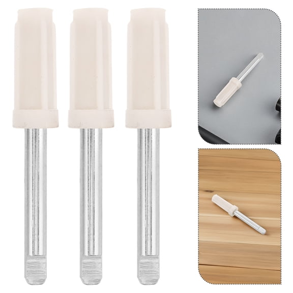 LOLIPPYY 3-Pack Replacement Plated Mop Rods for Rotating Mop Bucket Accessories and Easy to Install